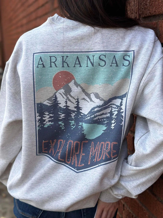 Arkansas Explore More Sweatshirt