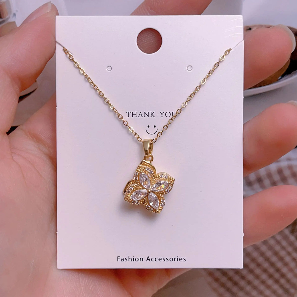 Fashionable Titanium Steel Pendant Necklace for Women