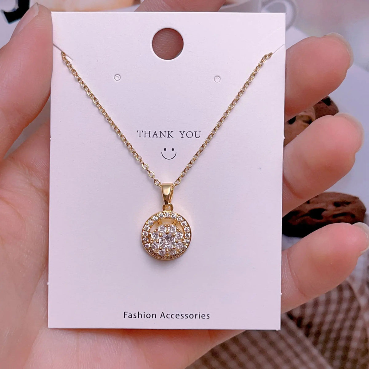 Fashionable Titanium Steel Pendant Necklace for Women