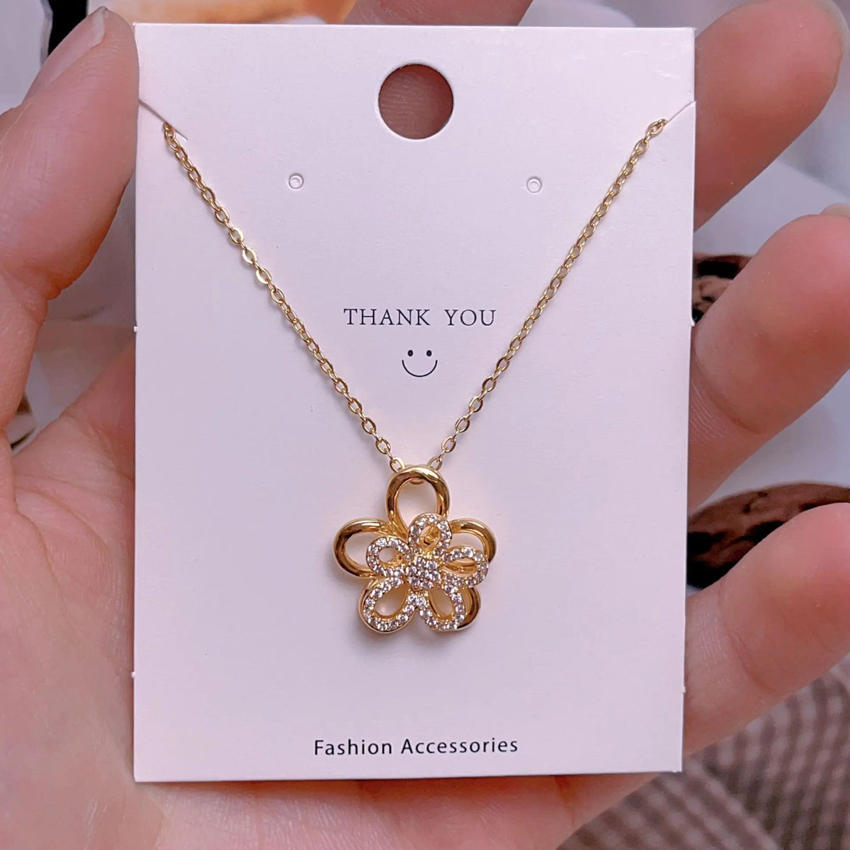 Fashionable Titanium Steel Pendant Necklace for Women