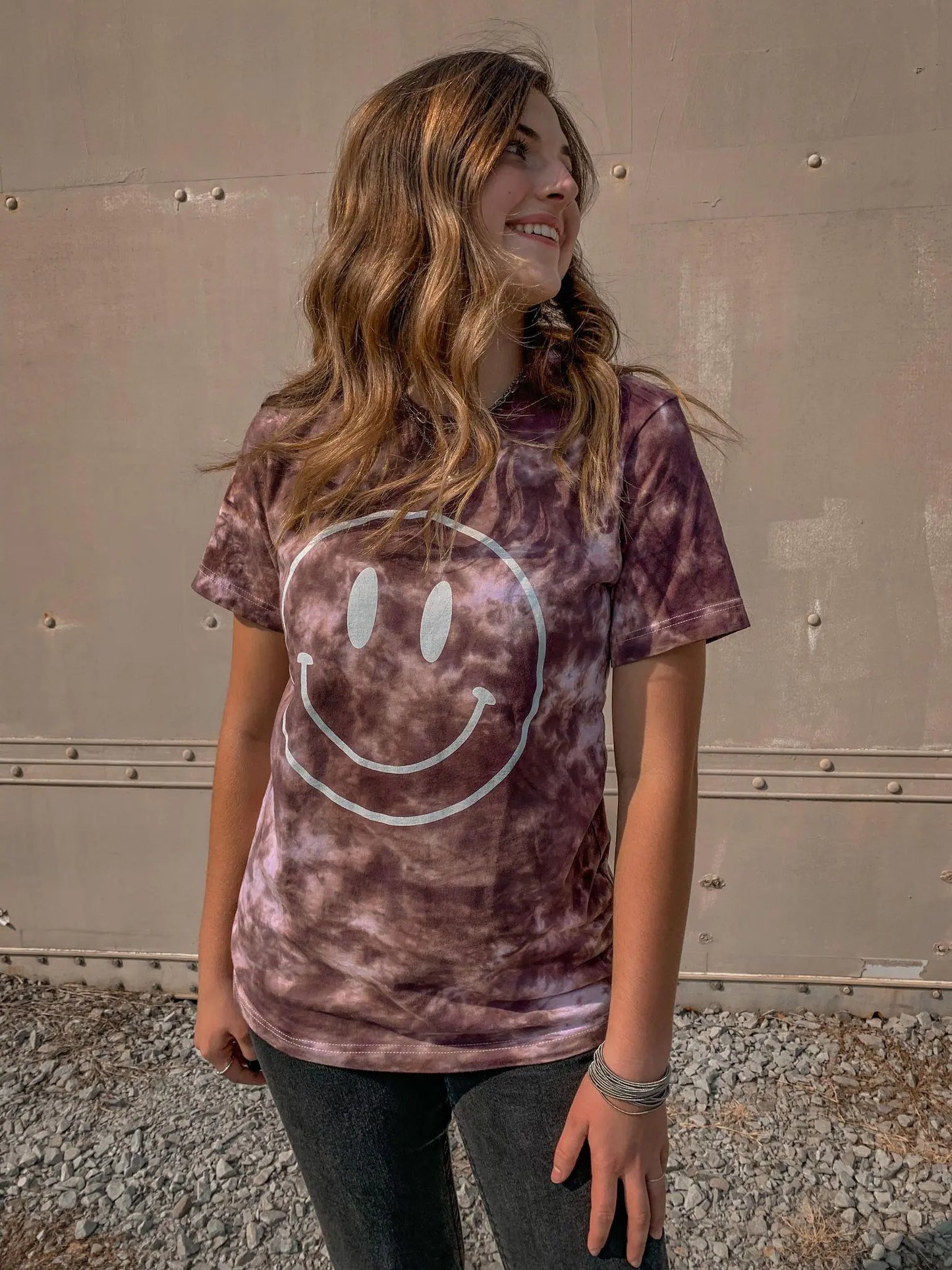 All Smiles Tie Dye Tee