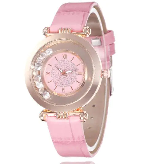 Roman Numeral Ladies Compact Fashion Watch