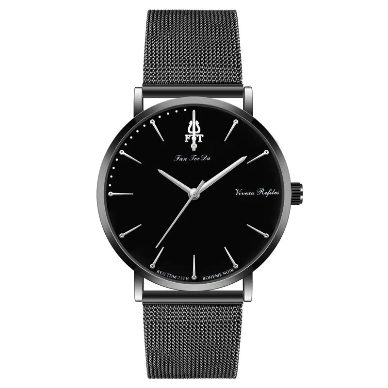 Stylish Geneva Men's Minimalist Quartz Watch