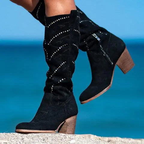 2019 Winter Rhinestone Plus Size Martin Boots for Women